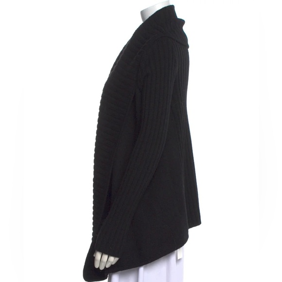 Vince black wool open front cardigan sweater jacket - XS - Picture 5 of 6